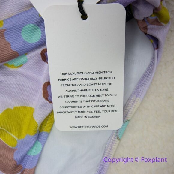 NEW Free People x Beth Richards Delray 70’s Floral Bikini Bottoms, size XL - Picture 8 of 15